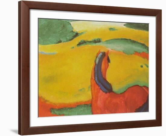 Horse in a Landscape, c.1910-Franz Marc-Framed Art Print