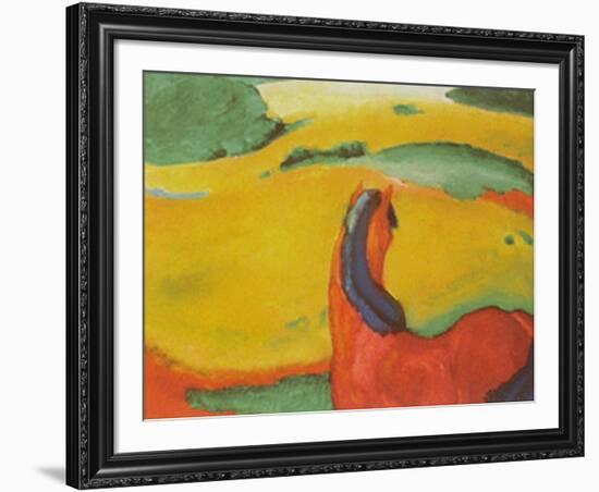 Horse in a Landscape, c.1910-Franz Marc-Framed Art Print