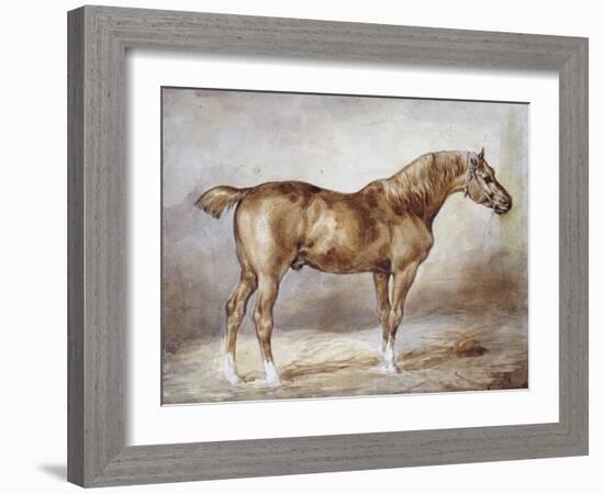 Horse in a Stable-Théodore Géricault-Framed Giclee Print