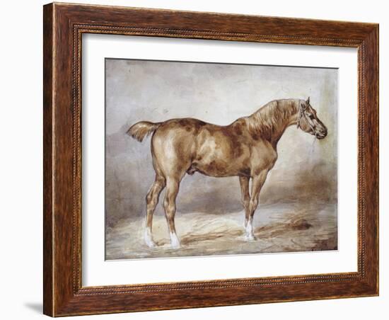 Horse in a Stable-Théodore Géricault-Framed Giclee Print