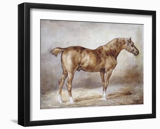 Horse in a Stable-Théodore Géricault-Framed Giclee Print