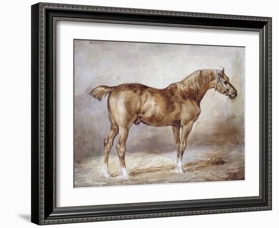 Horse in a Stable-Théodore Géricault-Framed Giclee Print