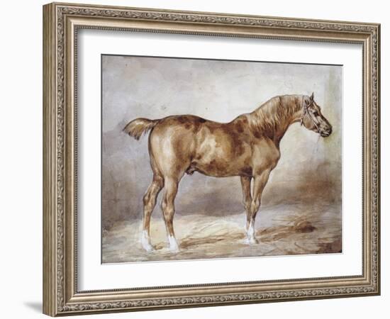 Horse in a Stable-Théodore Géricault-Framed Giclee Print