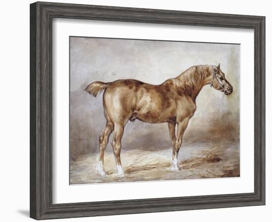 Horse in a Stable-Théodore Géricault-Framed Giclee Print