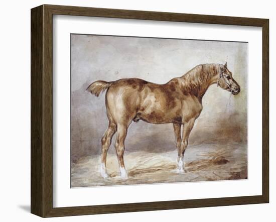 Horse in a Stable-Théodore Géricault-Framed Giclee Print