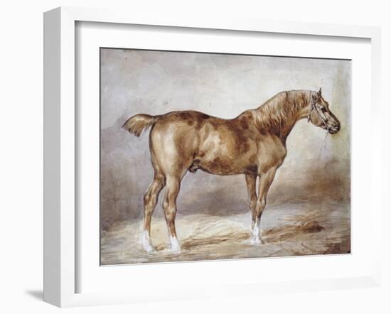 Horse in a Stable-Théodore Géricault-Framed Giclee Print