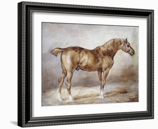 Horse in a Stable-Théodore Géricault-Framed Giclee Print