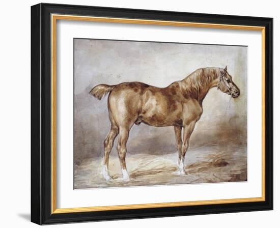 Horse in a Stable-Théodore Géricault-Framed Giclee Print