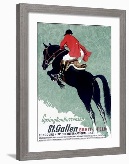 Horse Jumper Show-Unknown Unknown-Framed Giclee Print