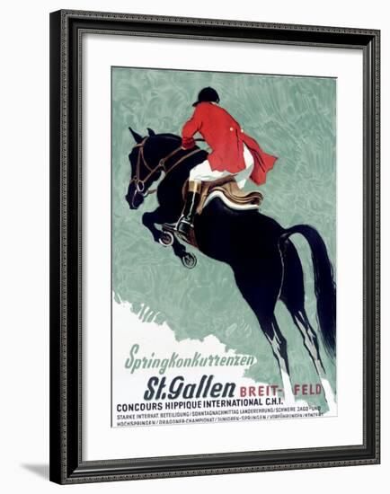 Horse Jumper Show-Unknown Unknown-Framed Giclee Print