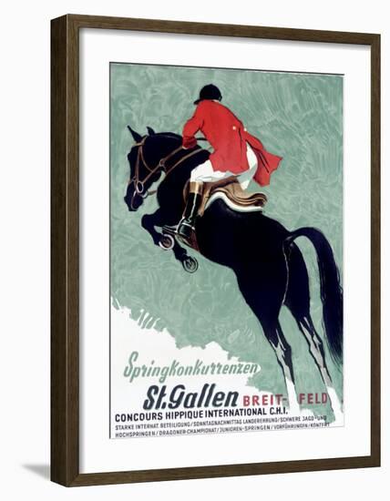 Horse Jumper Show-Unknown Unknown-Framed Giclee Print