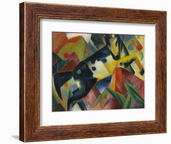 Horse Jumping, 1912-Franz Marc-Framed Giclee Print