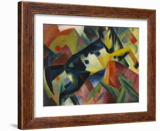 Horse Jumping, 1912-Franz Marc-Framed Giclee Print