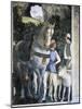 Horse, Mastiffs and Grooms of Count Ludovico Gonzaga, Detail from Wall of Meeting, 1465-1474-Andrea Mantegna-Mounted Giclee Print