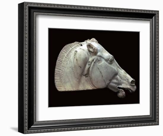 Horse of Selene from the Parthenon. Artist: Unknown-Unknown-Framed Giclee Print