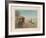 Horse on the River-Jan Balon-Framed Collectable Print