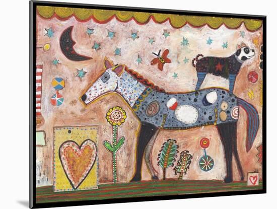 Horse PepperColor-Jill Mayberg-Mounted Giclee Print