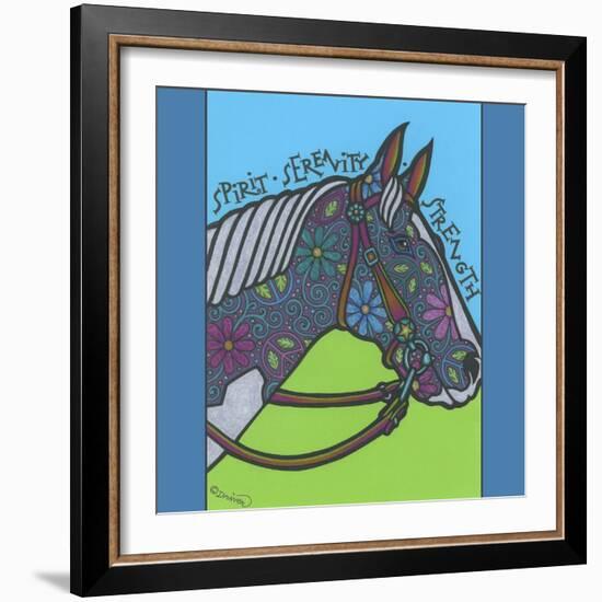 Horse (Pinto)-Denny Driver-Framed Giclee Print