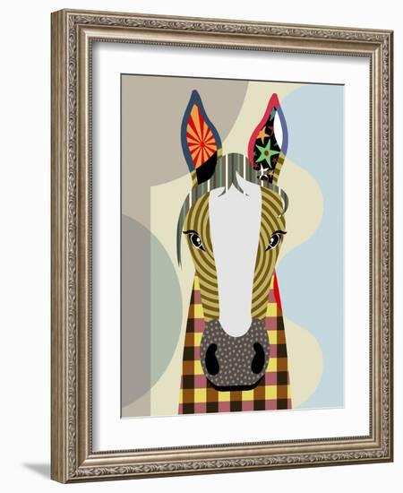 Horse Play-Lanre Adefioye-Framed Giclee Print