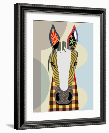 Horse Play-Lanre Adefioye-Framed Giclee Print