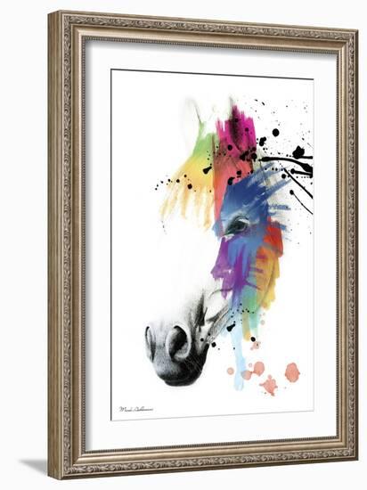 Horse Portrait-Mark Ashkenazi-Framed Giclee Print