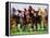 Horse Race in Motion-Peter Walton-Framed Premier Image Canvas