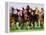 Horse Race in Motion-Peter Walton-Framed Premier Image Canvas