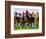 Horse Race in Motion-Peter Walton-Framed Premium Photographic Print