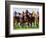 Horse Race in Motion-Peter Walton-Framed Photographic Print