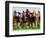 Horse Race in Motion-Peter Walton-Framed Photographic Print