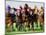 Horse Race in Motion-Peter Walton-Mounted Photographic Print