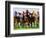 Horse Race in Motion-Peter Walton-Framed Photographic Print