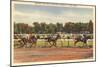 Horse Race, Saratoga Springs, New York-null-Mounted Art Print