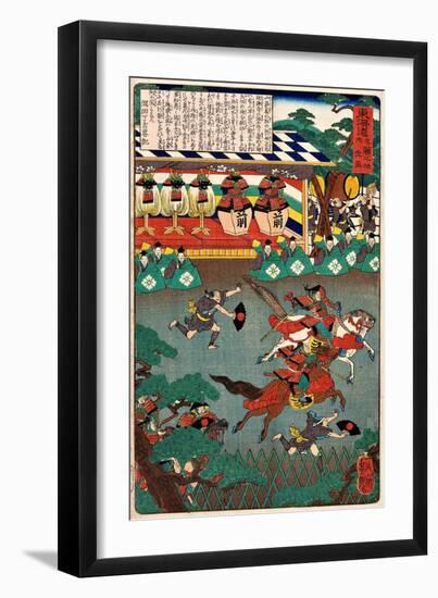 Horse Race - Tokaido No Uchi-Yoshitsuya Utagawa-Framed Giclee Print