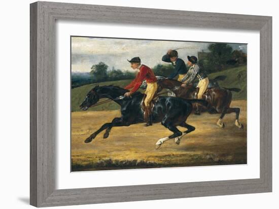 Horse Race-Théodore Géricault-Framed Art Print