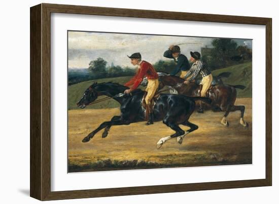 Horse Race-Théodore Géricault-Framed Art Print