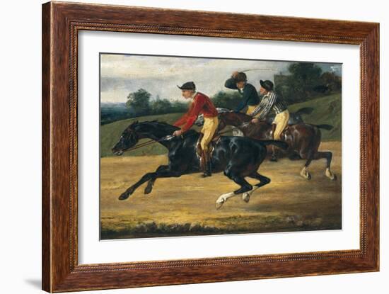 Horse Race-Théodore Géricault-Framed Art Print