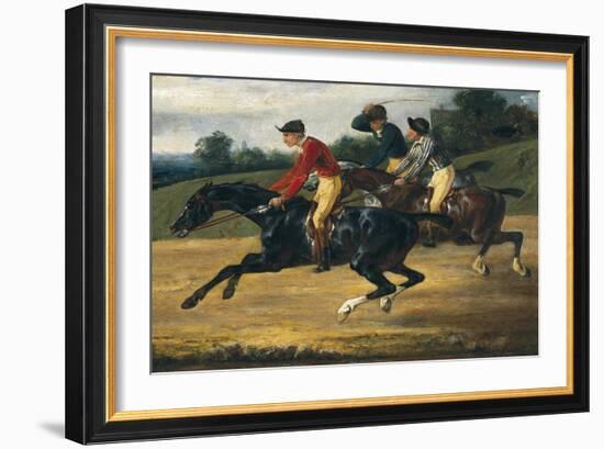 Horse Race-Théodore Géricault-Framed Art Print