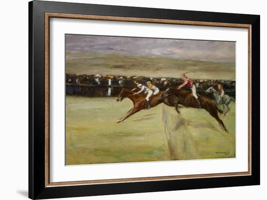 Horse Races in the Cascine, Florence, Italy, 1909-Max Liebermann-Framed Giclee Print