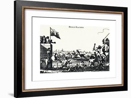 Horse Racing, (C1804), 1903-George Cruikshank-Framed Giclee Print