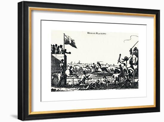 Horse Racing, (C1804), 1903-George Cruikshank-Framed Giclee Print
