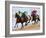 Horse Racing on the Beach, Sanlucar De Barrameda, Spain-Felipe Rodriguez-Framed Photographic Print