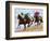 Horse Racing on the Beach, Sanlucar De Barrameda, Spain-Felipe Rodriguez-Framed Photographic Print