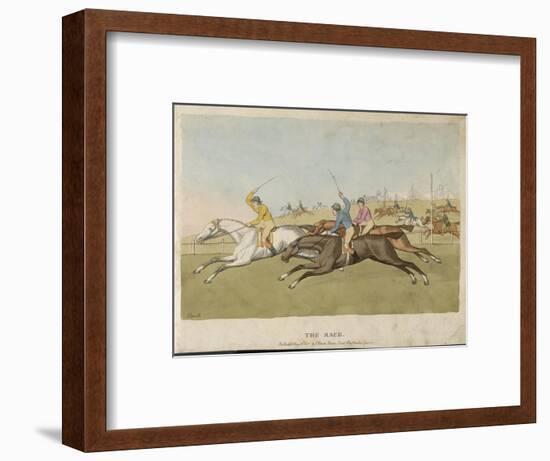 Horse Racing-null-Framed Art Print