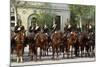 Horse Regiment Military Batteries at Cuirassiers Gala-null-Mounted Giclee Print