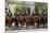 Horse Regiment Military Batteries at Cuirassiers Gala-null-Mounted Giclee Print