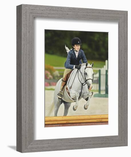 Horse Rider-John Zaccheo-Framed Giclee Print