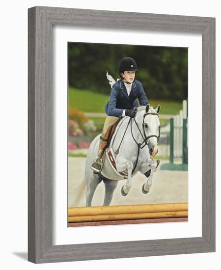 Horse Rider-John Zaccheo-Framed Giclee Print