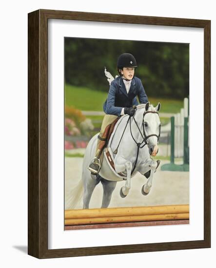 Horse Rider-John Zaccheo-Framed Giclee Print