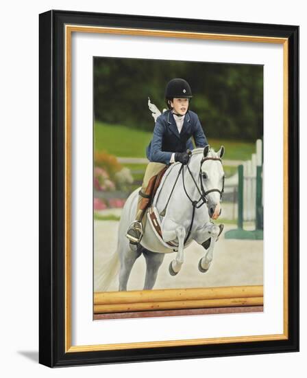 Horse Rider-John Zaccheo-Framed Giclee Print